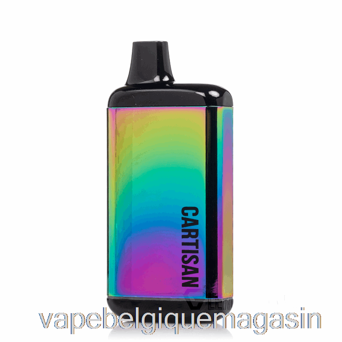 Vape Belgique Cartisan Veil Bar 510 Batterie Arc-en-ciel